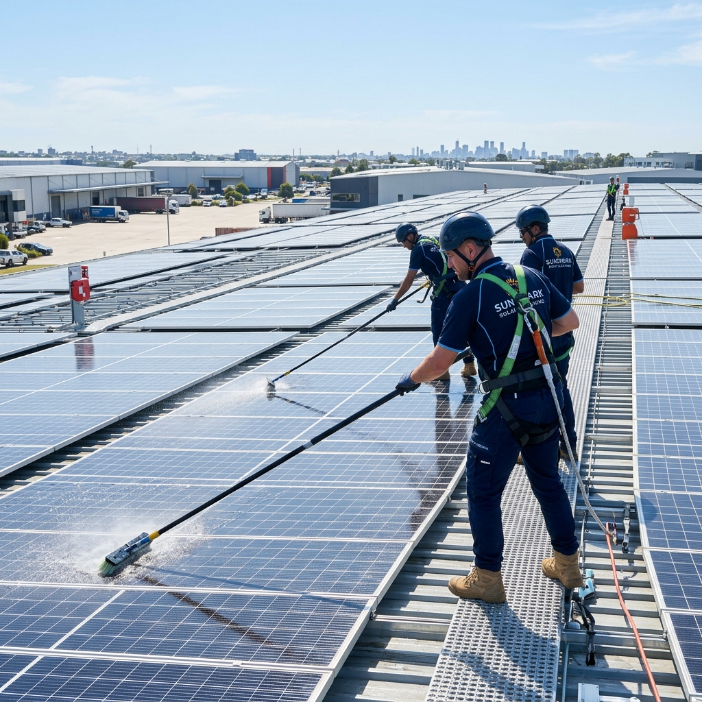 Commercial Solar Cleaning SITE Area